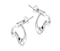 Silver Hoop Earring HO-2593